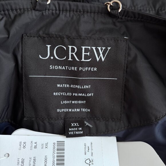 J. Crew Cinched Waist Puffer Vest w/ Primaloft - Picture 5 of 5
